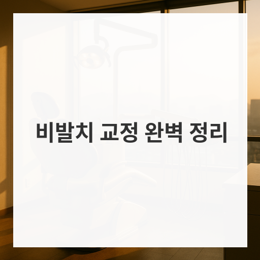 비발치 교정 완벽 정리